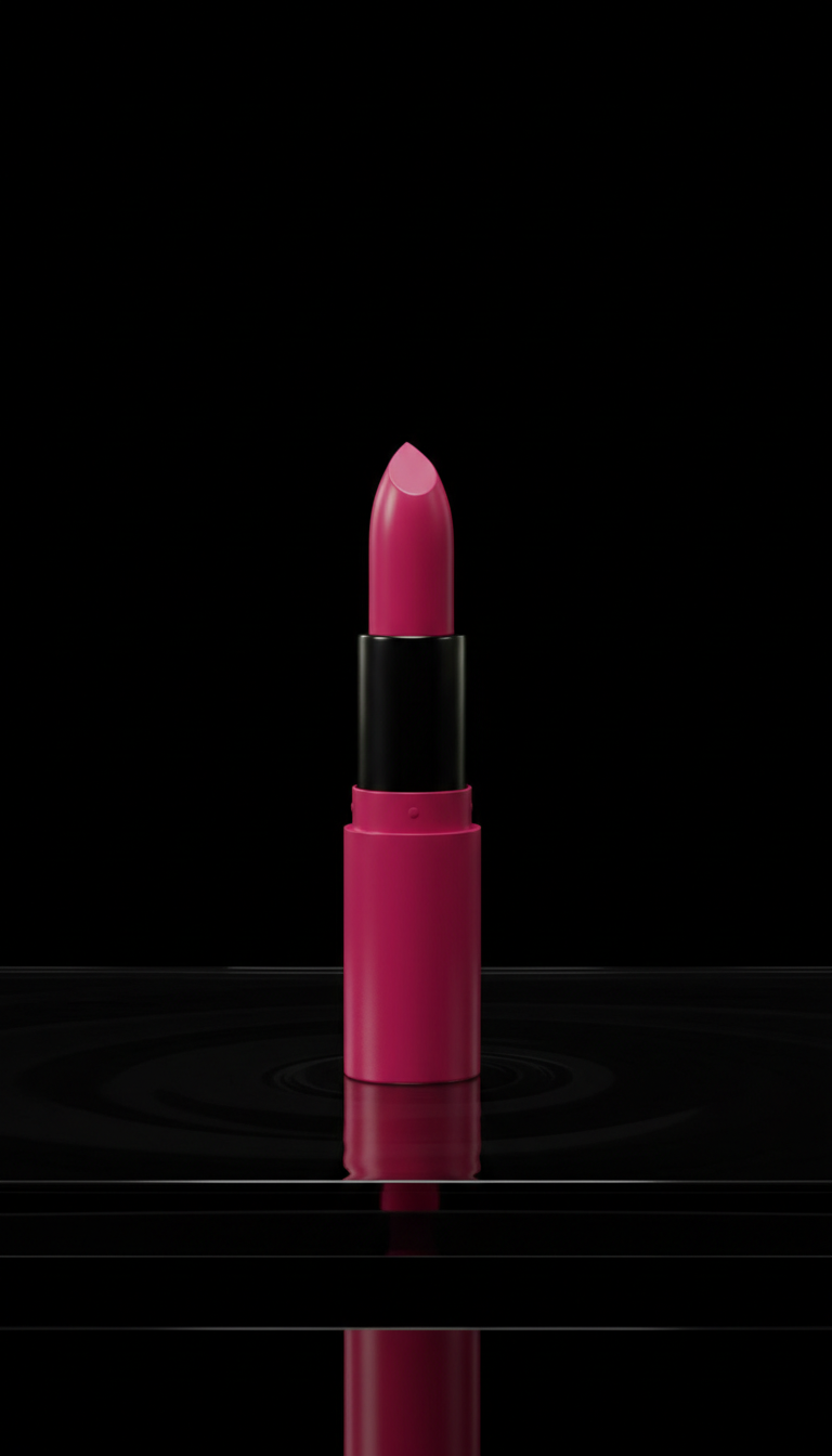 Barra de labios fucsia intenso